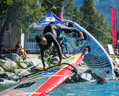 Vanora Engadinwind by Dakine 2020, Silvaplana, Switzerland.

European Freestyle Pro Tour
Windsurf Freestyle Tow-in Contest.
21 August, 2020
©Sailing Energy / Engadinwind 2020