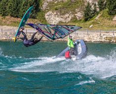 Vanora Engadinwind by Dakine 2021, Silvaplana, Switzerland. EFPT tow-in