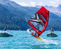 Vanora Engadinwind by Dakine 2021, Silvaplana, Switzerland. EFPT tow-in