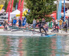 Vanora Engadinwind by Dakine 2021, Silvaplana, Switzerland. EFPT tow-in