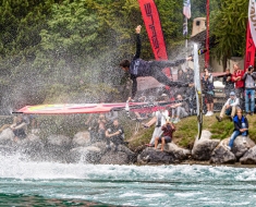 Vanora Engadinwind by Dakine 2021, Silvaplana, Switzerland. EFPT tow-in
