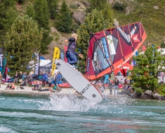 Vanora Engadinwind by Dakine 2021, Silvaplana, Switzerland. EFPT tow-in