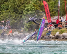 Vanora Engadinwind by Dakine 2021, Silvaplana, Switzerland. EFPT tow-in