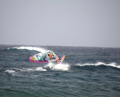 Antxon showing some freestyle skills in front of the center